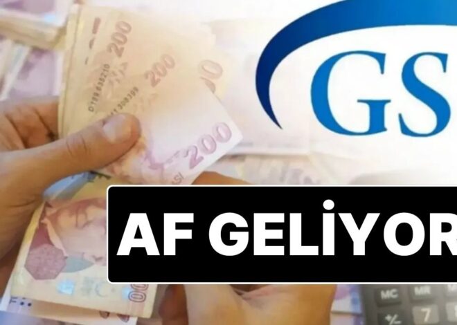 Beklenen Af Meclis’e Geliyor! 400 Bin Kişinin Genel Sağlık Sigortası Prim Borçları İçin Af Gelecek